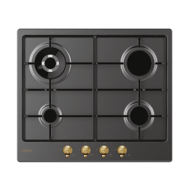 Plita incorporabila Candy CHW6BR4WGTGH, Gaz, 4 arzatoare, 60 cm, Antracit [1]