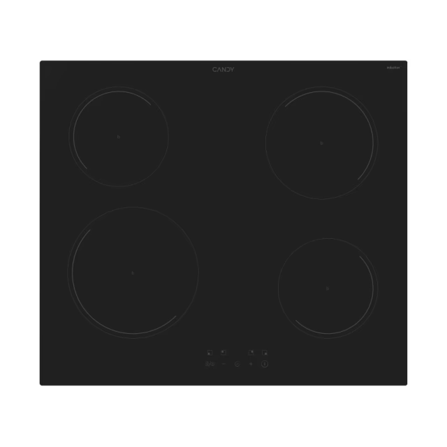 Plita incorporabila Candy CI642CBB, Inductie, Touch control, 4 zone de gatit, Booster, 60 cm, Sticla neagra [1]