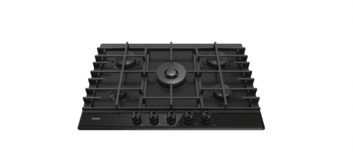 Plita incorporabila pe Gaz, seria 6, 5 arzatoare, 75 cm, Negru [2]