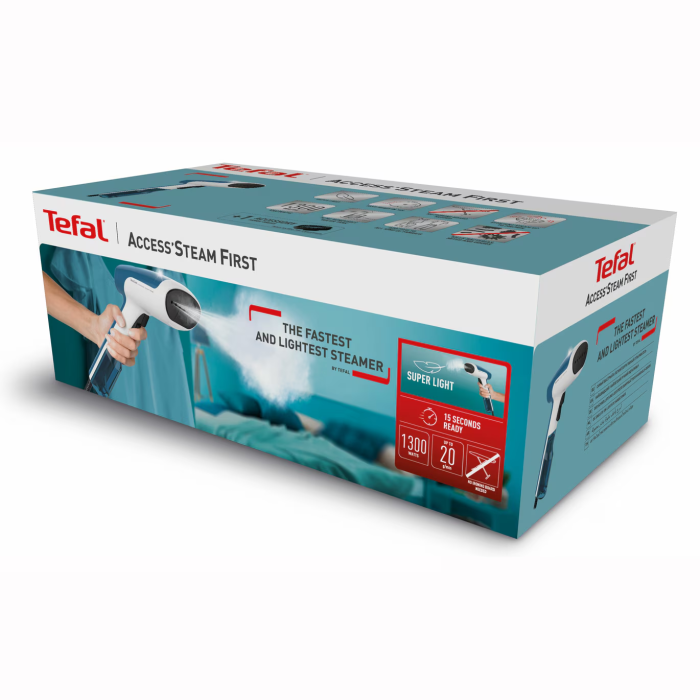 Tefal Access Steam First DT6130E0 – Aparat de călcat/aburator vertical, 1300 W, rezervor 70 ml [2]