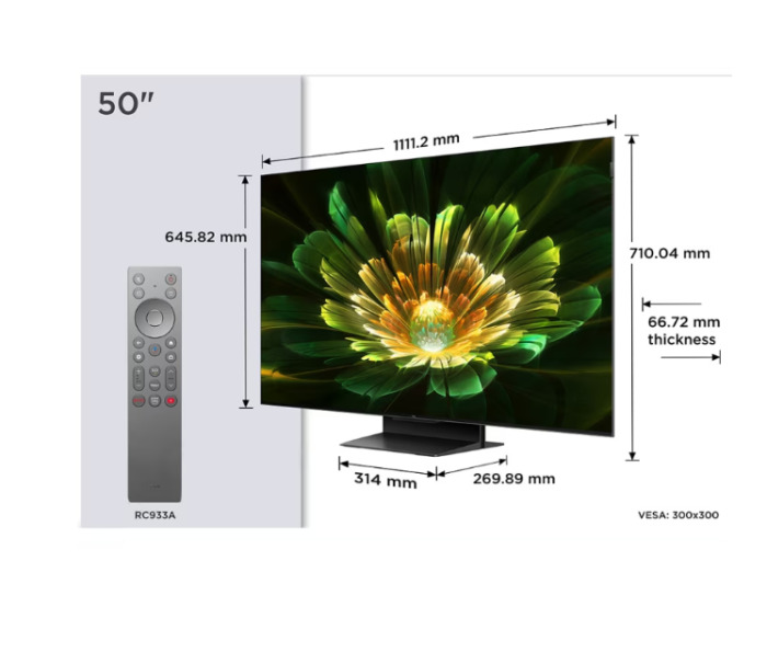 Televizor TCL 50C7K, 50 inch, Mini LED, 4K, 144 Hz [2]