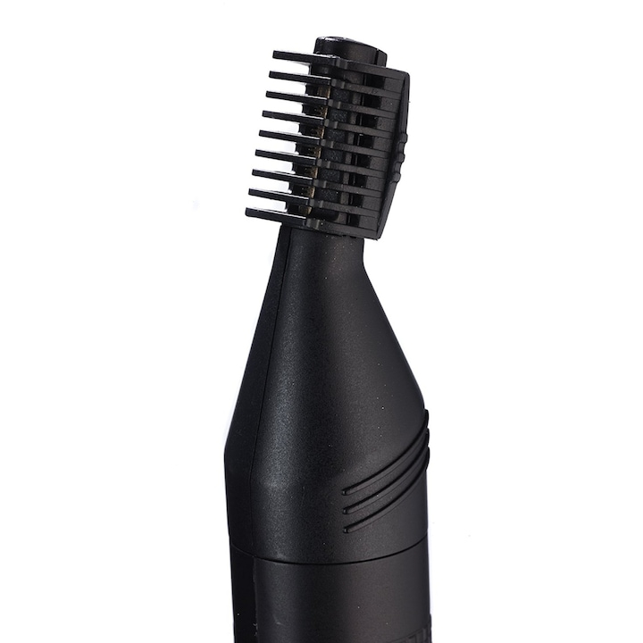 Trimmer pentru nas și urechi BaByliss E652E, negru, cap detașabil și lavabil, pe baterii [2]