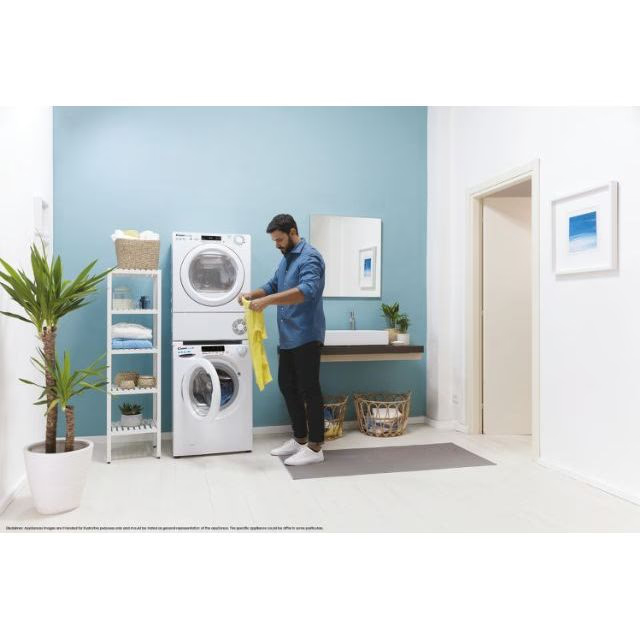 Uscator de rufe Candy CSOE H9A2DE-S , Pompa de caldura, 9 Kg, Class A++, Alb, Control si continut avansat (Wi-Fi + BLE) [6]