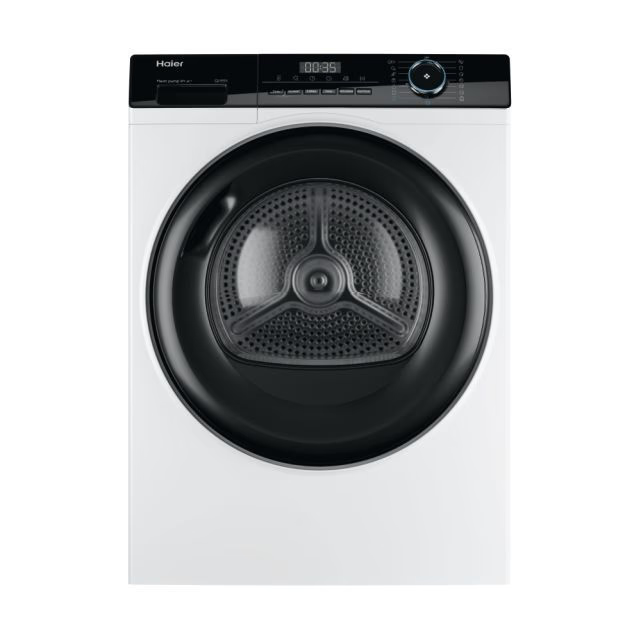 Uscator de rufe Haier HD90-A2939-S, Pompa de caldura, 9 kg, 15 programe, Clasa E, alb [1]