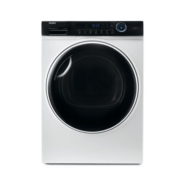 Uscator de rufe Haier HD90-A3979-S, Pompa de caldura cu compresor inverter, 9 kg, Clasa C, iRefresh, Dry Senso, Pillow drum, 14 programe, display LED cu Touch control, iTime, filtru triplu, alba - usa [1]