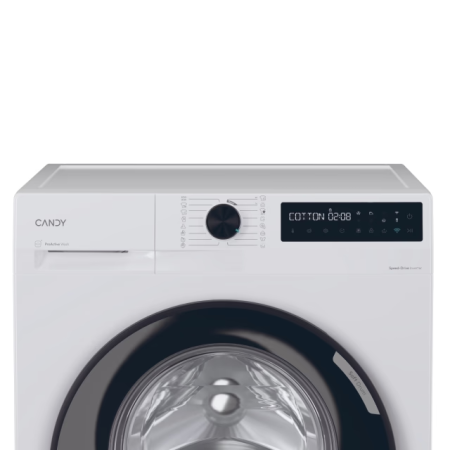 Masina de spalat rufe Candy BR 48B6-S, clasa A-10%, 8 kg, 1400 rpm,Motor Inverter,Steam, Touch display, Soft Drum, Dual Spray,Programe rapide de spalare, Wifi, alba [1]