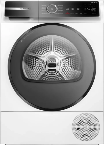Mașini de spălat rufe si Uscatoare - Uscător de rufe Bosch WQB245B40 Serie 8, 9 kg, pompă de căldură, AutoDry, SelfCleaning Condenser, Home Connect, alb