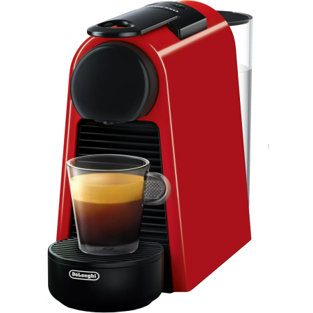 Espressor cu capsule - Espressor capsule De’Longhi Nespresso Essenza Mini EN85.RAE, roșu
