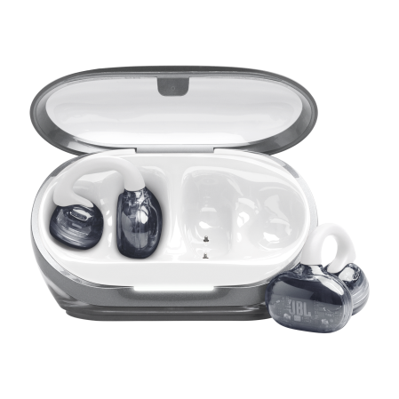 TV, Audio-Video si Foto - JBL Soundgear Clips – căști wireless open-ear Bluetooth, alb