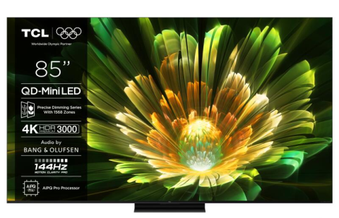 TV, Audio-Video si Foto - Televizor 85” Mini LED QLED 4K – 144Hz, Google TV, Dolby Vision IQ, HDR10+