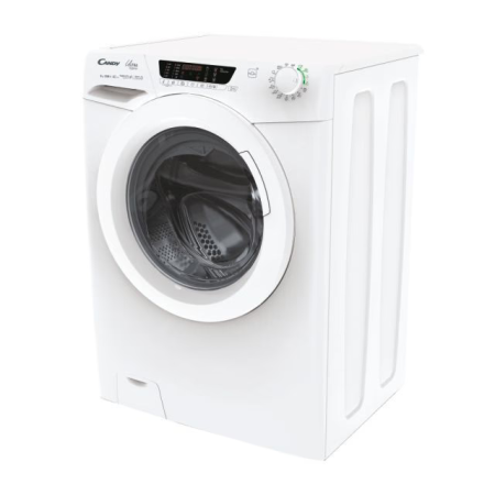 Masina de spalat rufe Candy Ultra Hygiene HE 1284TWM6/1-S, 8 kg, 1200 RPM, Motor inverter, WiFi, Mix Power System, Clasa A, Alb [1]