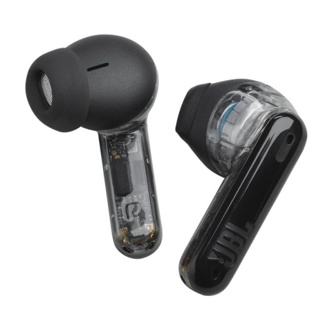 Căști True Wireless JBL Tune Flex Ghost Edition, Active Noise Cancelling, Bluetooth 5.2, JBL Pure Bass Sound, 32 Ore Autonomie, Ghost Black [1]