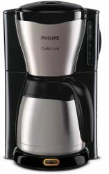 Cafetiere - Cafetieră cu filtru Café Gaia, termos inox 1.2 L, 1000 W, 10-15 cești, negru/inox