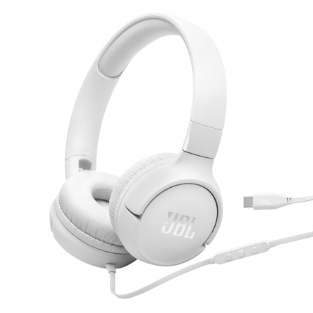 Căști on-ear JBL Tune 520C USB-C White [1]