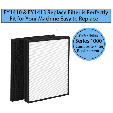 Filtru Philips FY1413/30 NanoProtect HEPA pentru purificator aer seria 1000 [1]