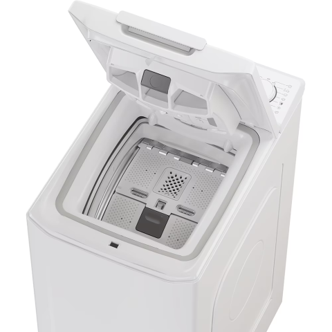 Mașină de spălat rufe încărcare verticală 7 kg – 1200 rpm, Steam, WiFi, 17 programe, alb [1]