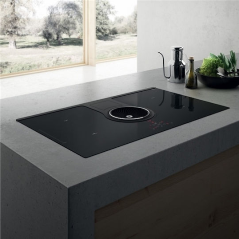 Plită cu inducție și hotă integrată Elica NikolaTesla BL/F/83 PRF0120978, 83 cm, control touch, negru [2]