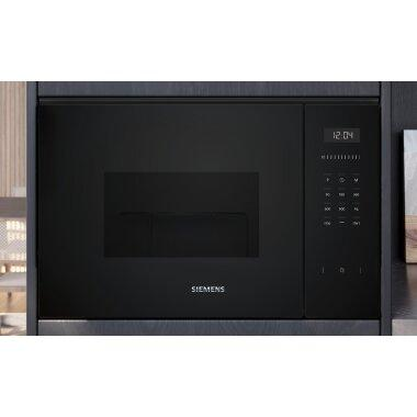 Cuptor cu microunde incorporabil Siemens iQ500 BE555LMB1, 25 L, 900 W, Grill, TouchControl, Negru [1]
