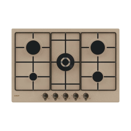Aparate pentru gatit - Plita incorporabila Candy CHW7AV4WGT, gaz, 5 zone, 75cm, Avena
