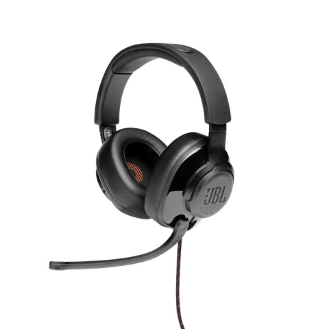Căști - Căști gaming cu fir, 50 mm, microfon flip-up Voice Focus, QuantumSOUND Signature, negru