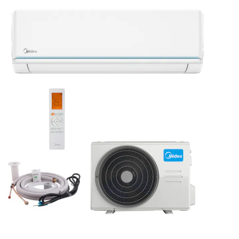 Aere condiționate - Aparat de aer conditionat Midea Xtreme Eco UV 12000 BTU AG2ECO-12NXD0-I(R) / AG2ECO-12N8D0-O(R), iECO, Gear Shift, Follow Me, WiFi Integrat