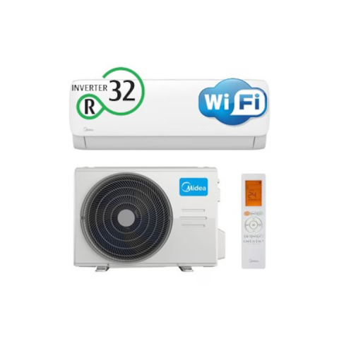 Aere condiționate - Aparat de aer conditionat Midea Xtreme Fresh 12000 BTU MSAGBU-12HRFN8-QRD1GW / MOX133-12HFN8-QRD1GW, HEPA, UV Pro, Inverter Quattro, WiFi Integrat