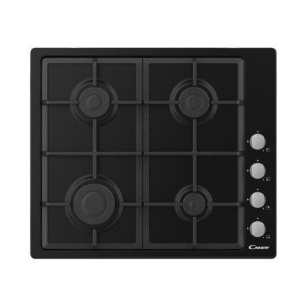 Aparate pentru gatit - Plită incorporabilă cu gaz Candy CHG6LB, inox negru