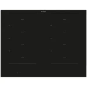 Plite incorporabile - Plită cu inducție Haier 60 cm – 4 zone, control touch slider, funcție Booster, negru