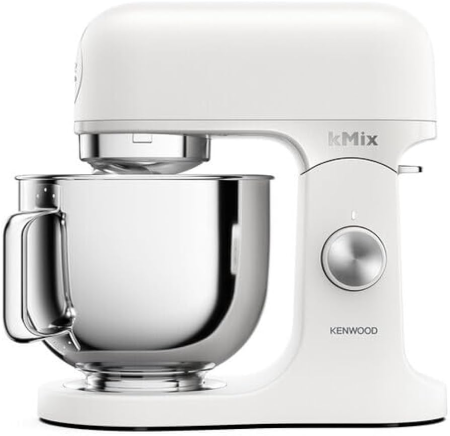 Robot de bucătărie Kenwood kMix KMX751AWH, 1000 W, bol inox 5 L, 6 viteze + funcţie Turbo [1]