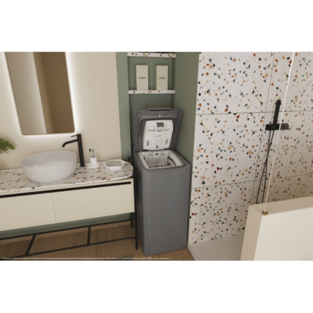 Masina de spalat rufe cu incarcare verticala Candy TCA283DR2-S, 8 kg, 1200 RPM, Clasa D, Display 3D, Wifi, Antracit [2]