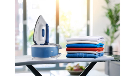 Staţie de călcat cu aburi Braun CareStyle Compact IS2143BL, 2400 W, rezervor 1.5 L, 6 bar, talpă EloxalPlus 3D [1]
