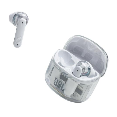 Căști True Wireless JBL Tune Flex Ghost Edition, Active Noise Cancelling, Bluetooth 5.2, JBL Pure Bass Sound, 32 Ore Autonomie, Ghost White [2]