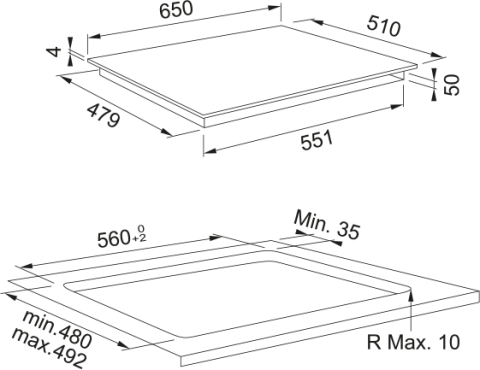 Plita Inductie FMA 654 I F BK Nero [2]