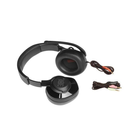 Căști gaming cu fir, 50 mm, microfon flip-up Voice Focus, QuantumSOUND Signature, negru [1]
