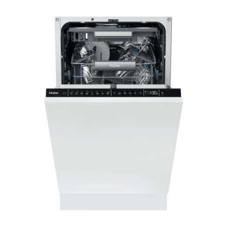 Masini de spalat vase - Haier XI1C1TB4LPCFB – Mașină de spălat vase incorporabilă 45 cm, 11 seturi, Wi-Fi, motor Inverter