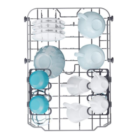 Masina de spalat vase independenta CANDY Rapido CF 0C7SB0FX, 10 seturi, 8 programe, 45 cm, Clasa C, inox [1]