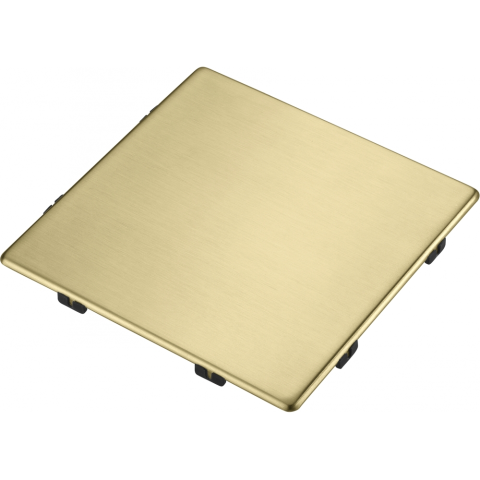 Accesorii cuve/ chiuvete - Capac scurgere patrat Gold (FRESNO, KUBUS 2)