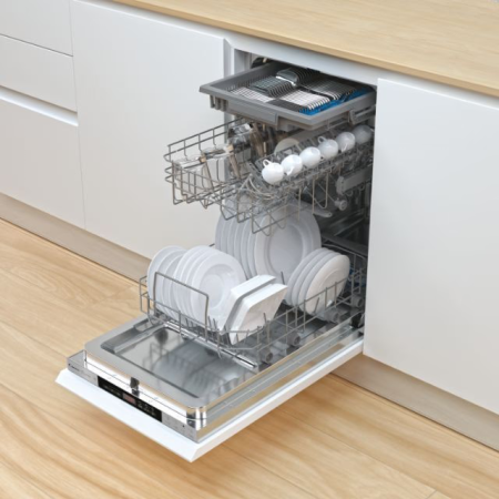 Masini de spalat vase, Complet-integrat, 11 place settings, Clasa E, L x A x I (mm) 448x550x815 [1]