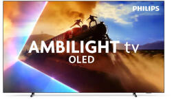 TV, Audio-Video si Foto - Televizor OLED 4K Smart TV 48 inch, Ambilight, Google TV, 120Hz, Dolby Vision Atmos, negru