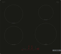 Aparate pentru gatit - Plita cu inductie Bosch PUE611HC1E, 60 cm, 4 zone, DirectSelect, PerfectFry Plus, Home Connect, PowerBoost, negru