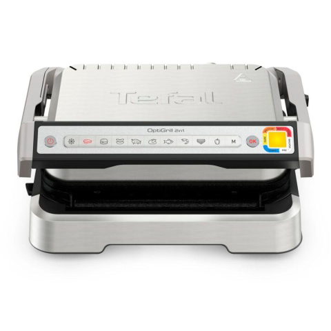 Aparate pentru mic dejun - Grill electric Tefal OptiGrill 4in1 GC774D, 2100W, programe automate, BBQ + cuptor, plăci detașabile