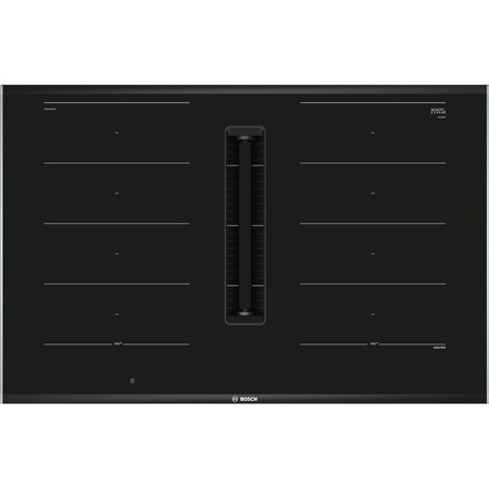 Aparate pentru gatit - Plită cu inducție Bosch PXX875D67E, 80 cm, FlexInduction, DirectSelect Premium, PerfectFry, Home Connect, negru