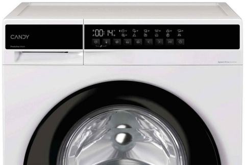 Mașină de spălat Candy 7 kg – 1200 rpm, motor Inverter, programe abur, slim 47 cm, alb [2]