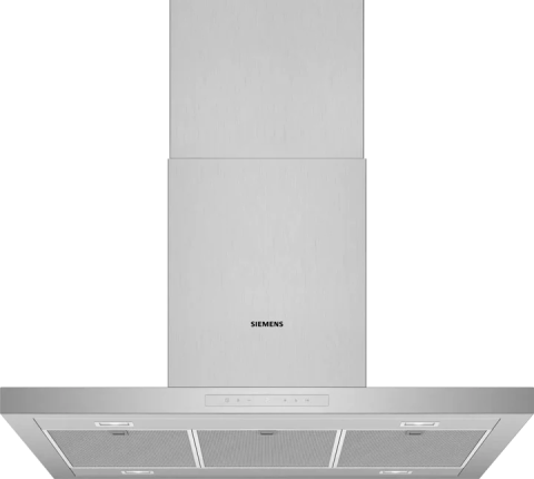 Aparate pentru gatit - Hota tip insula Siemens iQ500 LF97BCP50, 90 cm, 727 m³/h, iQdrive, touch control, LED, inox