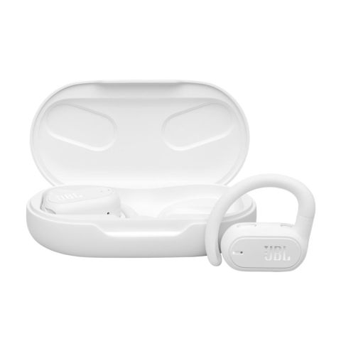 TV, Audio-Video si Foto - Căști Wireless JBL Soundgear Sense, Open-Ear, Bluetooth 5.3, IP54, 24 Ore Autonomie, OpenSound, Alb