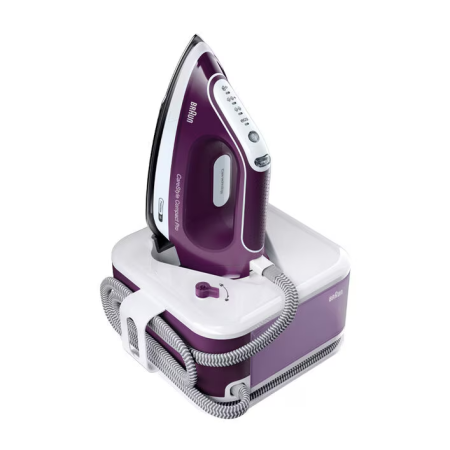 Statii de călcat cu aburi - Staţie de călcat cu aburi Braun CareStyle Compact Pro IS2577VI, 2400 W, rezervor 1.5 L, presiune 6.5 bar, talpă EloxalPlus, violet