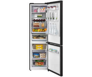 Combina frigorifica Midea MDRB521MGA28, 378 L, No Frost, Clasa A, 201 cm, Inverter, congelator jos, negru [1]