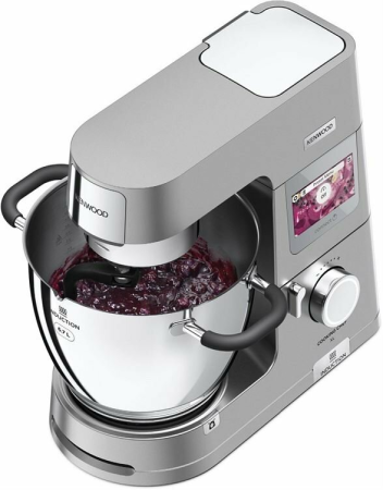 Electrocasnice mici - Robot de bucătărie Kenwood Cooking Chef XL KCL95.424SI, 1500 W, vas inox 6.7 L, gătire prin inducţie, blender 1.6 L