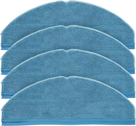 Accesorii pentru aspiratoare - Set lavete mop pentru robot aspirator – microfibră lavabilă, 4 bucăți