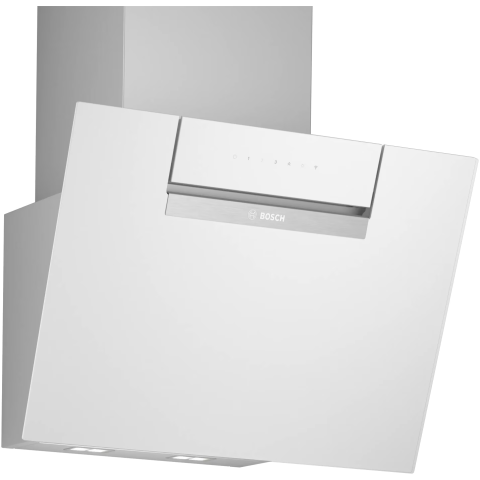 Aparate pentru gatit - Hota decorativa inclinata Siemens iQ300 LC67KFN20, 60 cm, 786 m³/h, iQdrive, cookConnect, LED, alba